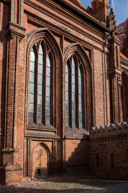 Vilnius, Litvanya St. Anne's Kilisesi mimari detaylar