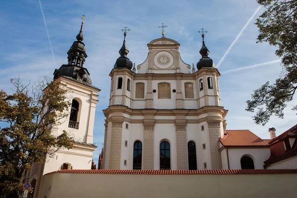 Fachada Igreja São Miguel Vilnius Lituânia — Fotografia de Stock