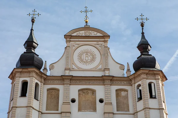 Fachada Igreja São Miguel Vilnius Lituânia — Fotografia de Stock