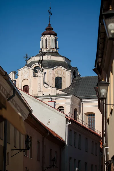 Dominikanerkirche Des Heiligen Geistes Vilnius Litauen Ein Denkmal Des Hoch — Stockfoto