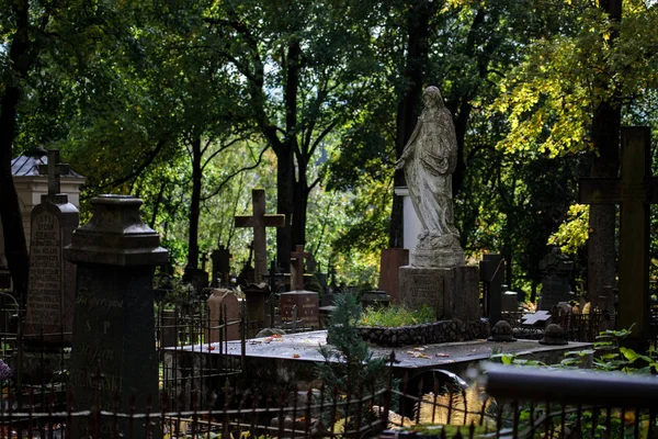 Vilna Lituania Octubre 2017 Antiguo Cementerio Bernardina Distrito Uzupis Vilna —  Fotos de Stock