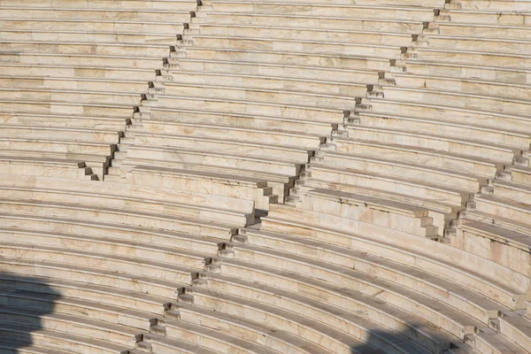 Detalhe Teatro Herodes Ático Dos Principais Pontos Turísticos Acrópole Atenas — Fotografia de Stock