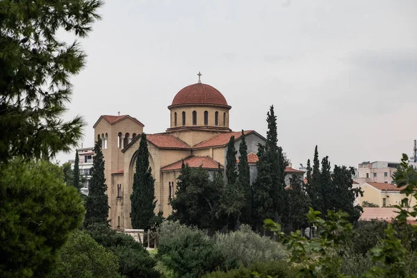 Ekklisia Agia Triada Kyrkan Aten — Stockfoto