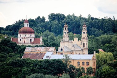 Kilise İsa'nın kutsal kalbi ve kilise yükseliş ya da kilise misyonerler Vilnius, Litvanya.