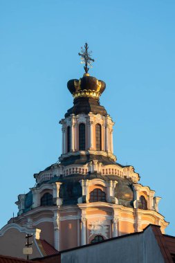 Taç çatıda, Cizvit Kilisesi, St. Casimir Vilnius tarihi-kent, Litvanya
