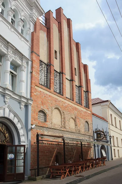 Vilnius Litauen August 2010 Verziertes Historisches Gebäude Der Straße Ausros — Stockfoto