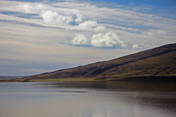 Widok Piękny Krajobraz Islandzki Późnym Latem Islandia Europa Piękno Przyrody — Zdjęcie stockowe