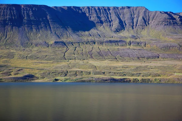 Вид Красивый Исландский Пейзаж Конец Лета Исландия Европа Концепция Красоты — стоковое фото