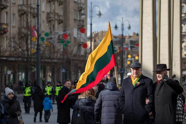 Day of Restoration of Independence of Lithuania — Stock Photo, Image