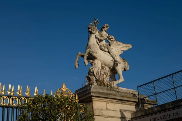 チュイルリー庭園パリの彫像 — ストック写真