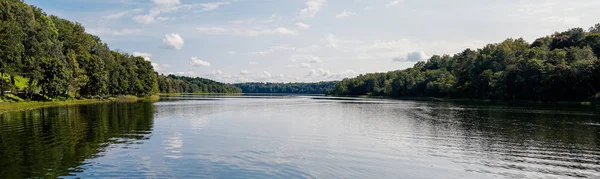 Dubingiai yakınlarındaki Asveja gölü, Litvanya — Stok fotoğraf