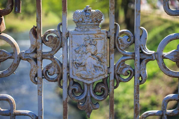 Detalhe decorativo da ponte em Vilnius — Fotografia de Stock