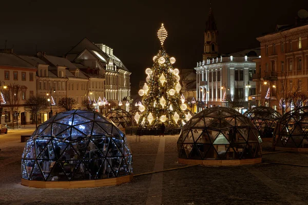 Vilnius Weihnachtsbaum 2018 — Stockfoto