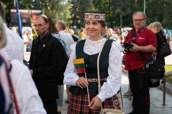 30. Jahrestag des baltischen Weges in Vilnius, Litauen — Stockfoto