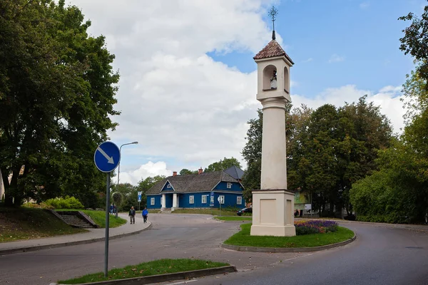 Figur von john von nepomuk in trakai, Litauen — Stockfoto