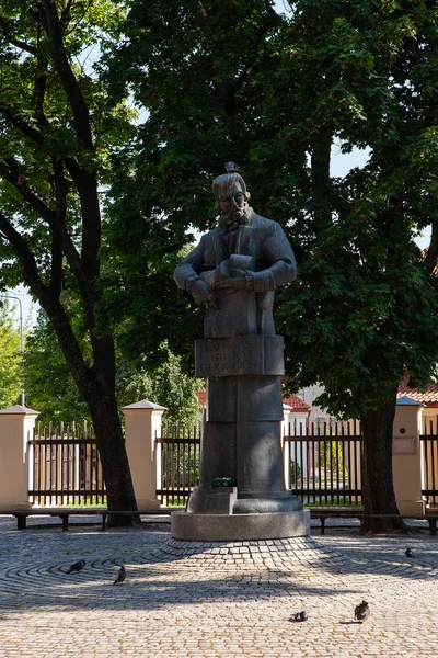 Monument of Laurynas Gucevicius in Vilnius — Stock Photo, Image
