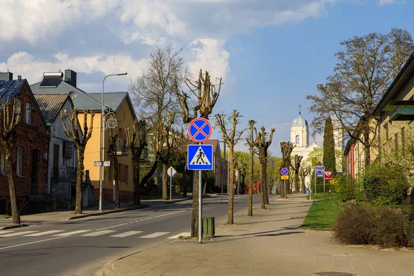 Město Moletai v Litvě — Stock fotografie
