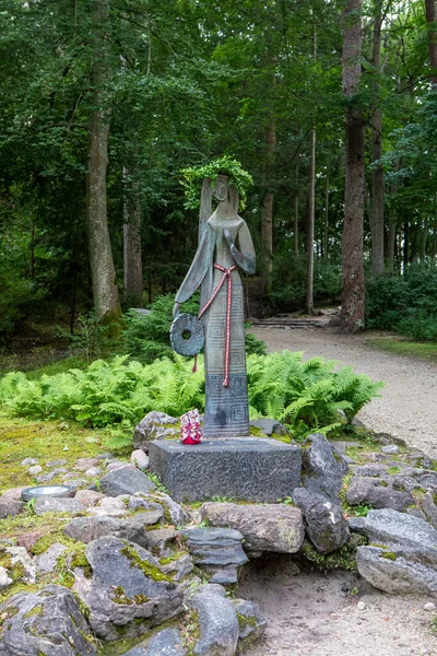 Palanga Litauen Juli 2020 Skulptur Der Heidnischen Priesterin Birute Botanischen — Stockfoto