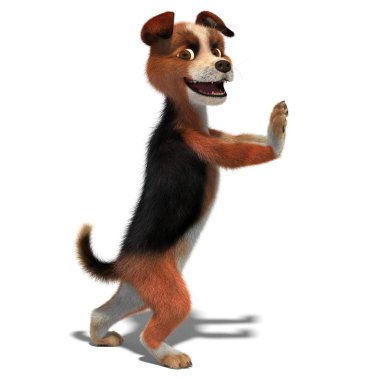 Köpek görünmez bir ağırlık taşır