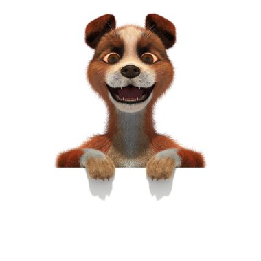 Köpek göstermek afiş