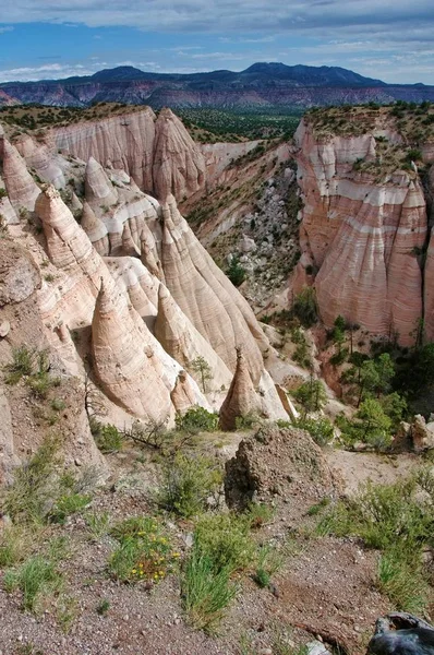 View Tent Rocks Formation New Mexico — Stock Photo, Image