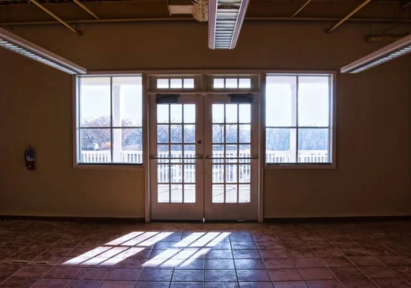 Unvollendetes Interieur Blick Auf Einen Balkon — Stockfoto