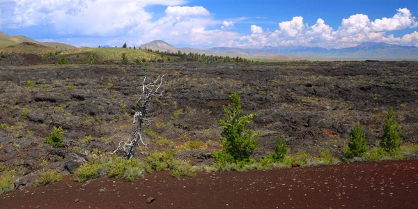 Erstaunliche Vulkanische Landschaft Den Kratern Des Mondes Nationaldenkmal Von Idaho — Stockfoto