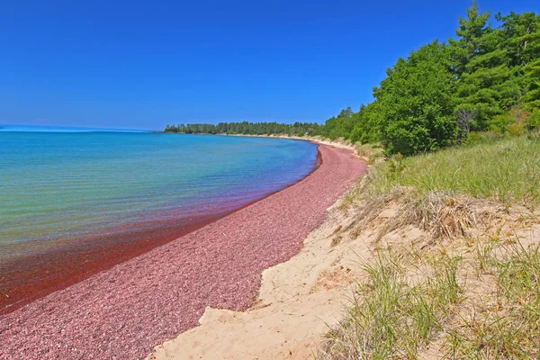 Ландшафт Keweenaw Beach в Мичигане — стоковое фото