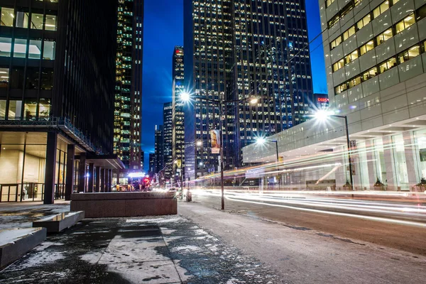 Vista Nocturna Toronto Centro — Foto de Stock