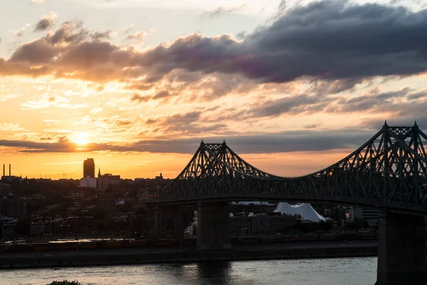 Puente Jacques Cartier Montreal — Foto de Stock