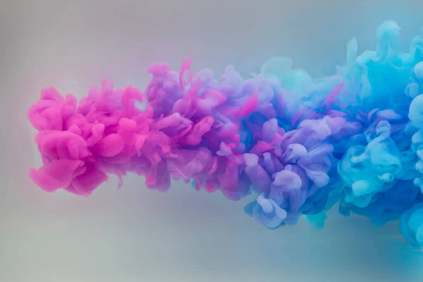 Colors Ink Mixing Water — Stock Photo, Image