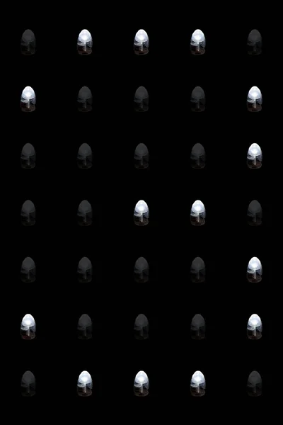 明るい Led ライト数 のクローズ アップ — ストック写真