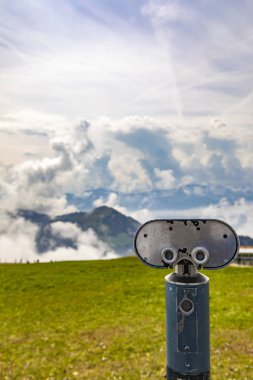 İsviçre Alpleri görünümüne Rigi Kulm İsviçre'den