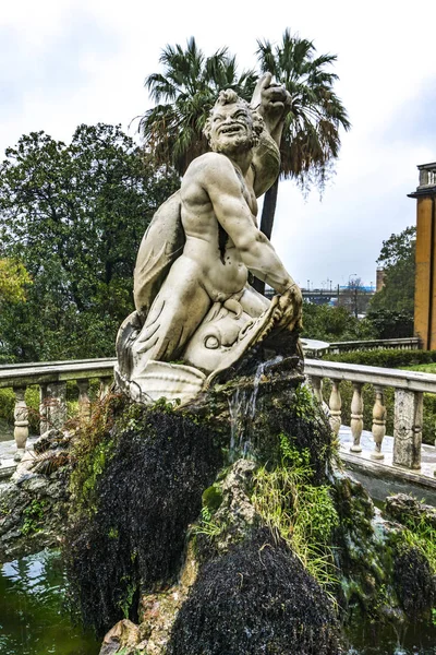 Genoa Talya Mart 2018 Giardino Del Satiro Villa Del Principe — Stok fotoğraf