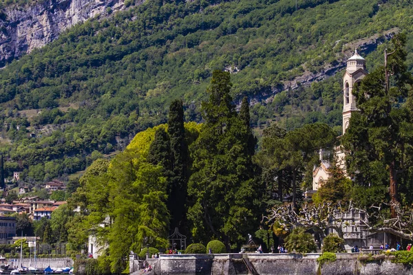 Zobacz Chiesa San Lorenzo Mezzegra Jezioro Como Włoszech — Zdjęcie stockowe