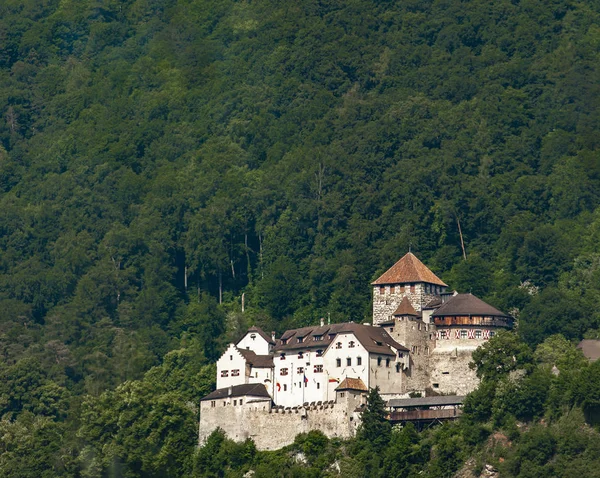 Расстояние Замка Вадуц Лихтенштейне — стоковое фото