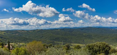Val d'Orcia Montalcino Toskana, İtalya'dan, görüntüleme