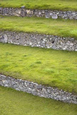 Yeşil terraces adlı Peru Machu Picchu adlı görüntülemek