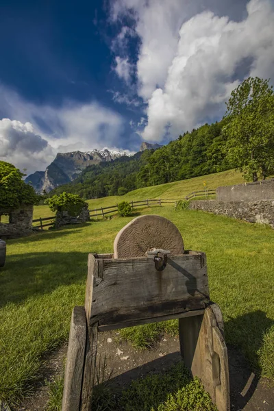 マイエン フェルトいたスイスの美しい自然 — ストック写真