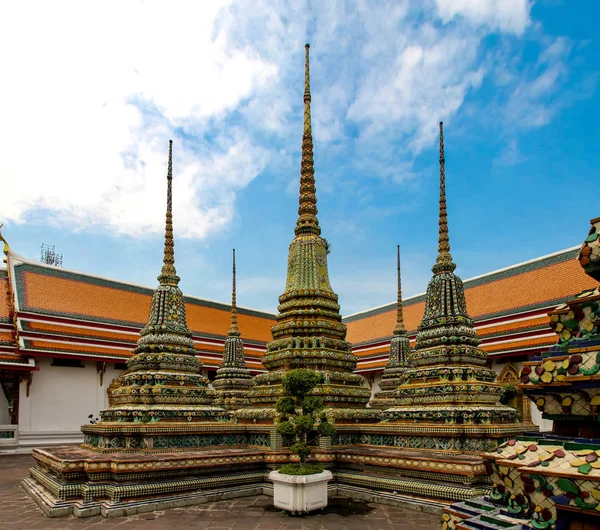 Dettaglio Del Tempio Wat Bangkok Thailandia — Foto Stock