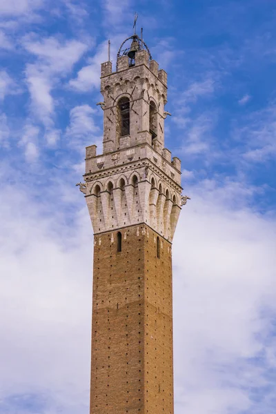 Torre Del Mangia Siena Toscana Italia — Fotografia de Stock