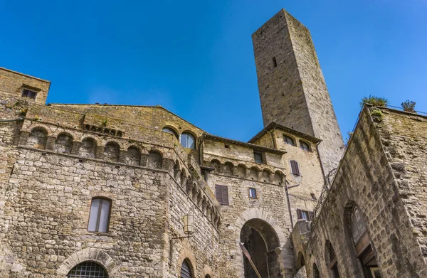 Görüntülemek Eski Şehir San Gimignano Toskana Talya — Stok fotoğraf