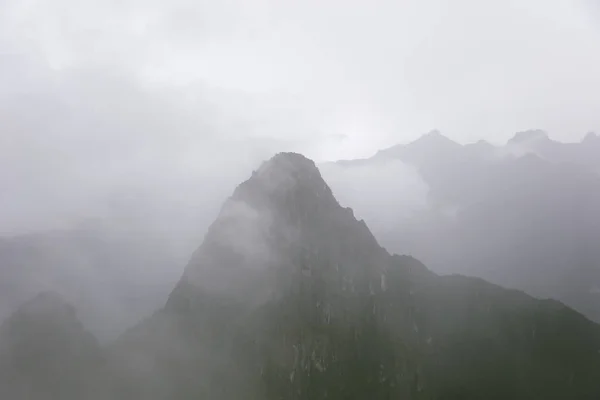 Vista Machu Picchu Inca Ruínas Peru — Fotografia de Stock