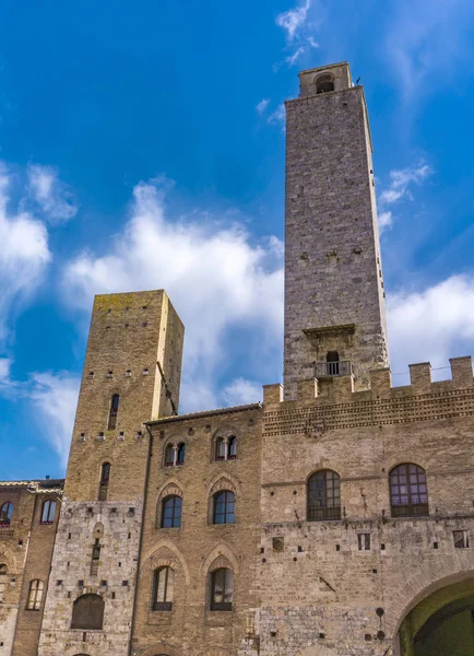 Görüntülemek Eski Şehir San Gimignano Toskana Talya — Stok fotoğraf