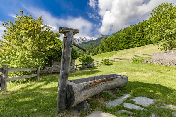 Красива Природа Heididorf Maienfeld Швейцарії — стокове фото