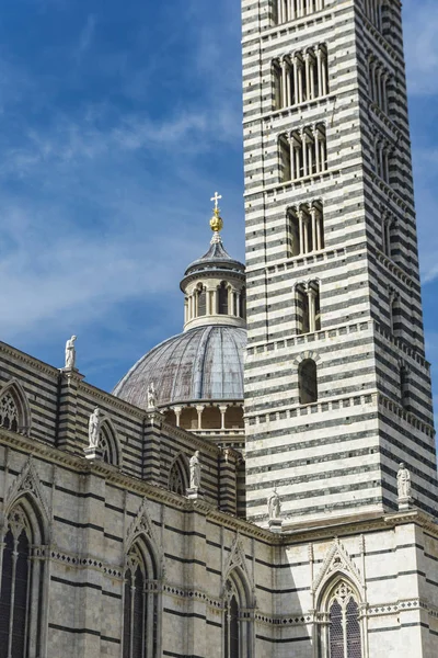 Vue Cathédrale Sienne Italie — Photo