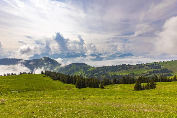 Pohled Švýcarských Alp Rigi Kulm Švýcarsku — Stock fotografie