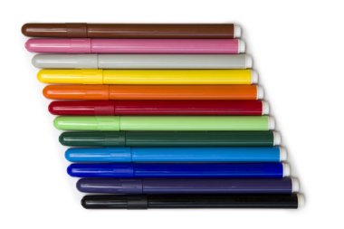 Beyaz bir arka plan üzerinde işaretleri kümesinde görünümü kadar kapatın