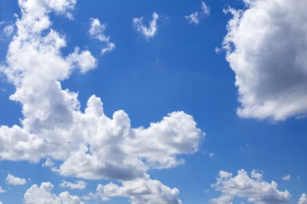 Vista Sfondo Cielo Blu Con Nuvole — Foto Stock