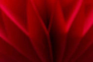 Petek bulanık kırmızı ponpon kağıt topu dekorasyon detay